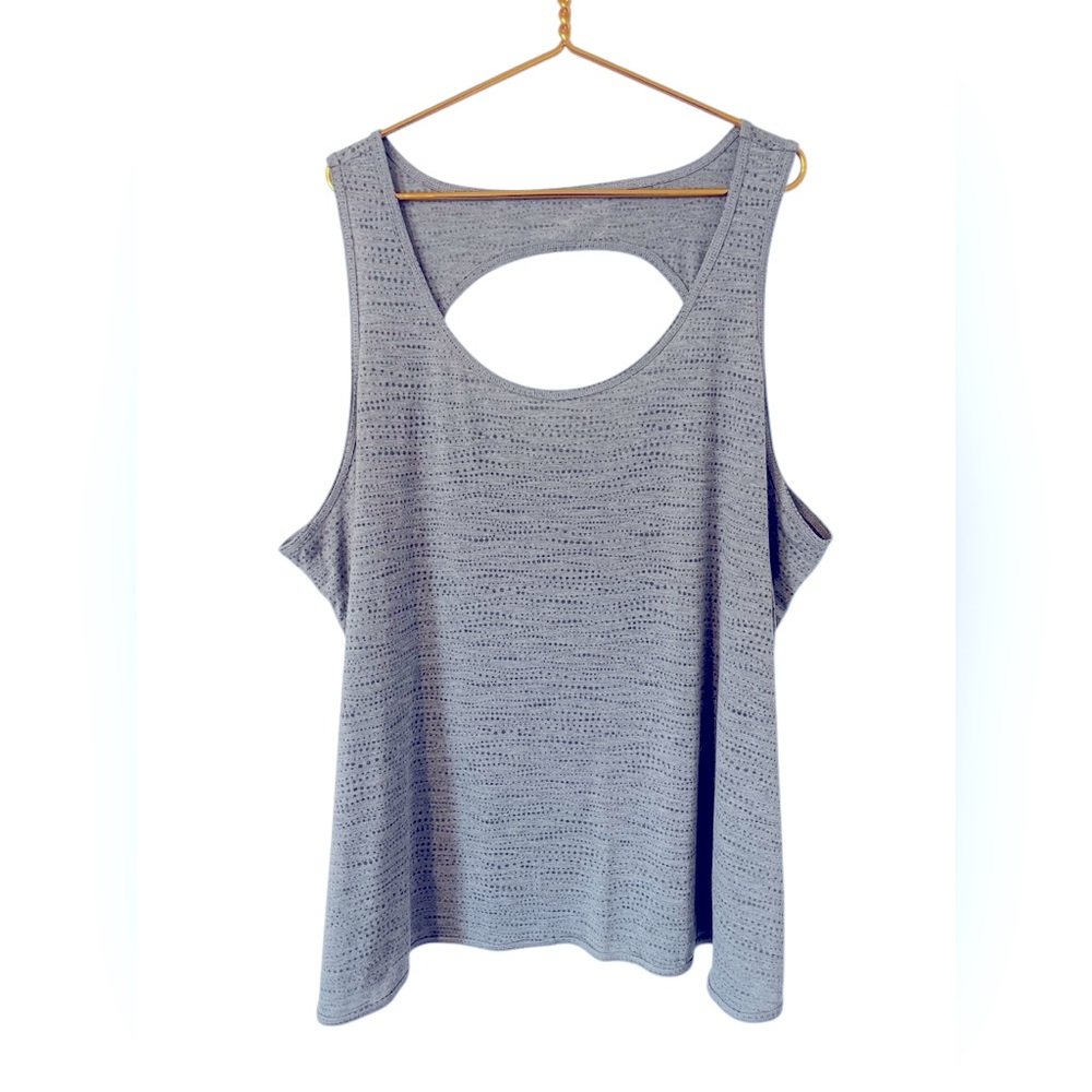 Torrid Gray High Slit Sides Tank Top Size 5x